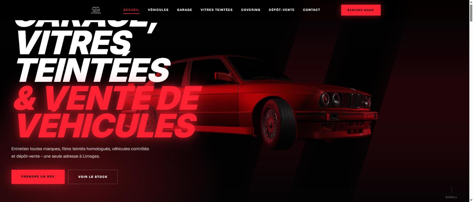 Aperçu de la maquette Groupe Yan Automobile